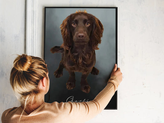 Dog Portrait Digital Painting (Single Image)